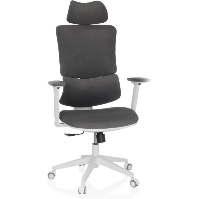MyBuero Bureaustoel / draaistoel ERGOMY WF stof grijs mybuero