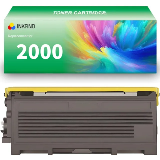 INKFIND TN-2000 tonercartridge compatibel met Brother 2000 TN2000 TN-2000 - 1-pack Zwart Zwart x 1