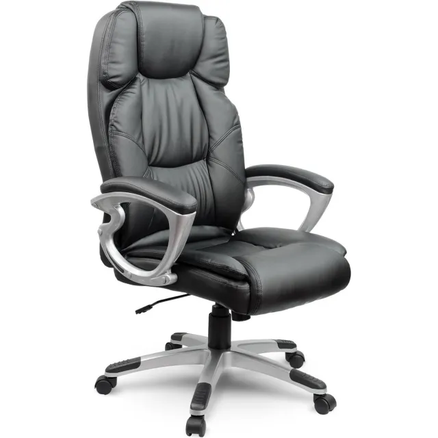 Sofotel Leren bureaufauteuil Sofotel EG-227 zwart