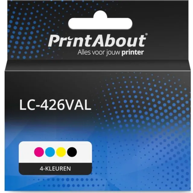 PrintAbout Huismerk Brother LC-426VAL Inktcartridge 4-kleuren Voordeelbundel