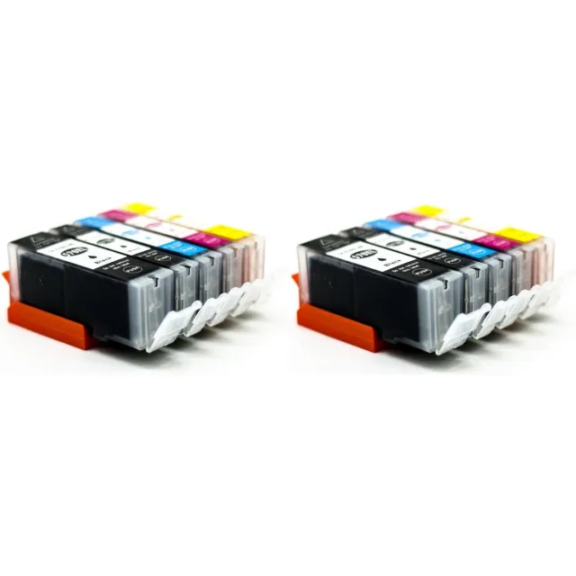 Ipexnl 2x SET inkt cartridges Geschikt Canon PGI-570XL / CLI-571XL, 570/571 2x multipack 5 stuks voor Pixma MG5700, MG5750, MG5751, MG5752, MG5753, MG6800, MG6850, MG6851, MG6852, MG6853, MG7750, MG7751, TS5050, TS5051, TS5053, TS5055, TS6050, TS8050