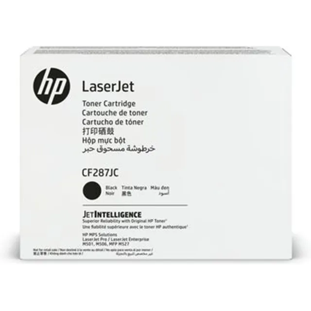 HP CF287JC Black Contract Original LaserJet Toner Cartridge zwart
