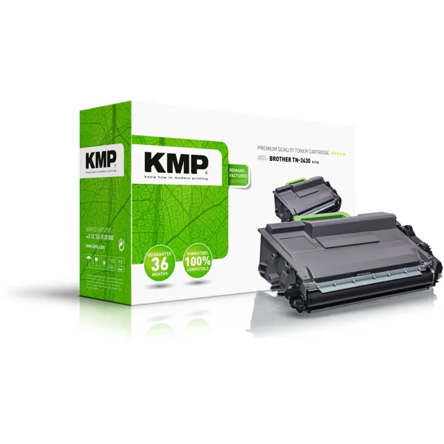 KMP Toner vervangt Brother Brother TN3430 Compatibel Zwart 3000 bladzijden B-T103 1263,2000