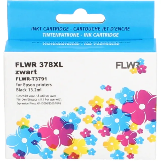 FLWR Epson 378XL zwart (Huismerk (compatible))