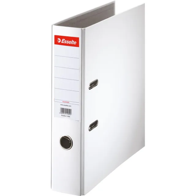 Esselte Essentials ordner, rug van 7,5 cm, wit grijs