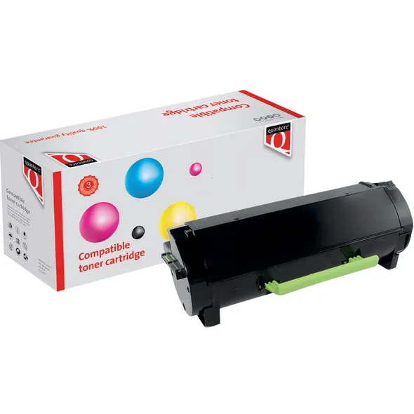 Quantore Tonercartridge Quantore alternatief tbv Lexmark 60F2000 zwart