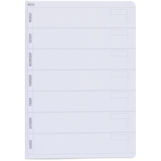 HEMA Weekplanning navulling A5 voor notitieboek - 2 stuks