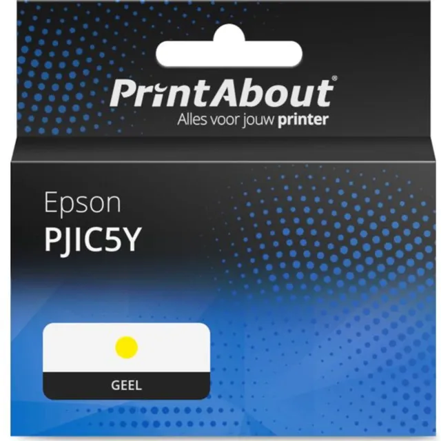 PrintAbout huismerk Inktcartridge PJIC5Y Geel geschikt voor Epson