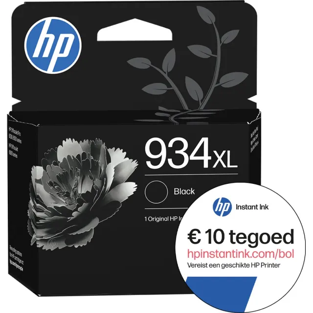 HP 934XL - Inkcartridge - Origineel - Hoge capaciteit - Zwart + Instant Ink tegoed