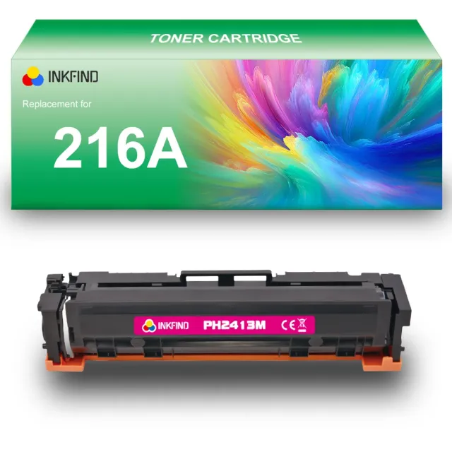 INKFIND 216A (W2413A) Magenta tonercartridge compatibel met HP 216A (W2413A) Magenta toner cartridge - 1-pack Magenta Magenta x 1