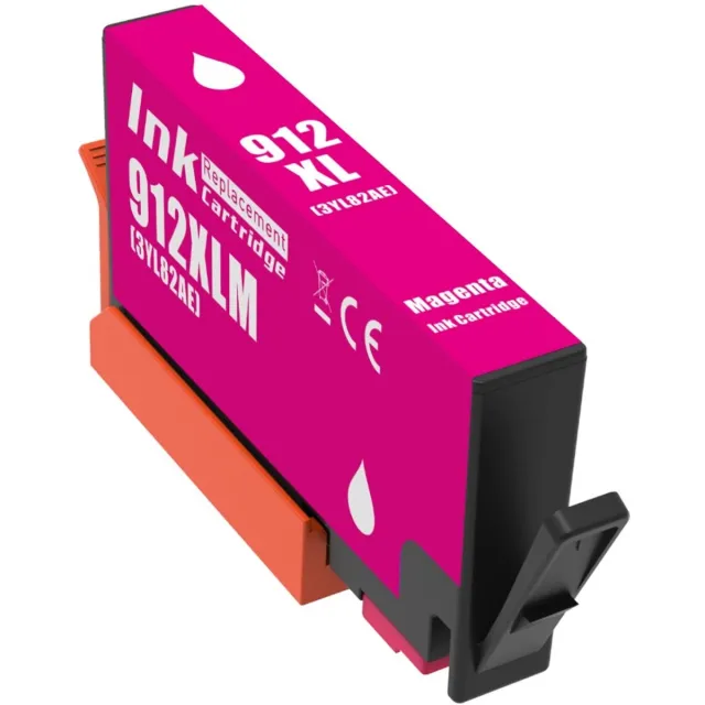 Inktkenners Inktcartridge Geschikt voor HP 912 / 912XL | 1x Magenta Geschikt voor HP OfficeJet Pro 8010 - 8012 - 8014 - 8015 - 8020 - 8022 - 8023 - 8024 - 8025