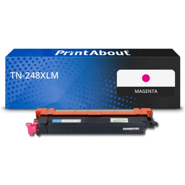PrintAbout huismerk Toner TN-248XLM Magenta Hoge capaciteit geschikt voor Brother