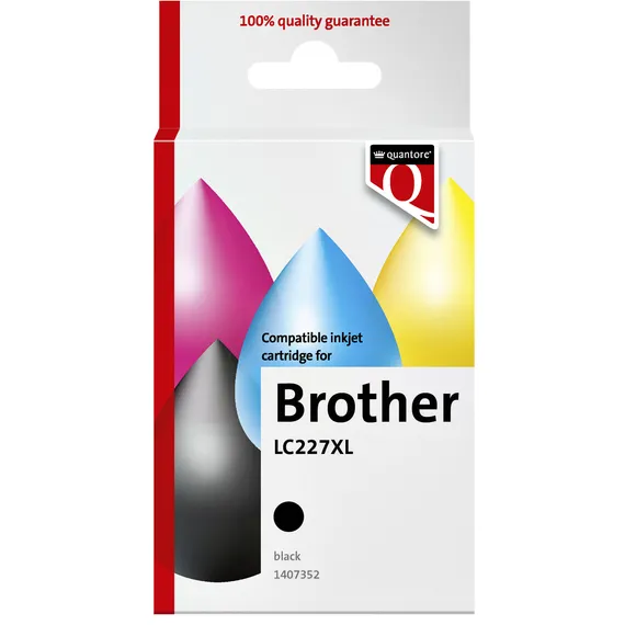 Quantore Inktcartridge Quantore alternatief tbv Brother LC227XL zwart