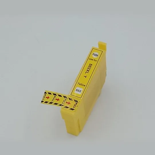 KATRIZ huismerk inkt 1x 502XL Geel (T502XL) voor|Epson Expression Home XP 5100 / Expression Home XP 5105 / WorkForce WF 2860 DWF /WorkForce WF 2865 DWF / WorkForce WF-2860DWF / WorkForce WF-2865DWF