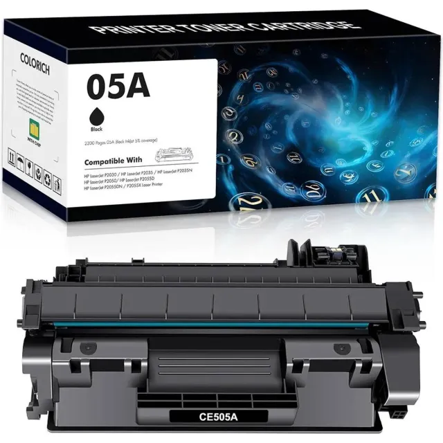 WeCare Geschikt voor HP 05A / CE-505A Toner cartridge Zwart - Geschikt voor HP LaserJet P2035 - P2055D - P2055DN