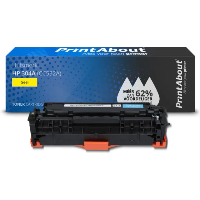 PrintAbout HP 304A (CC532A) toner geel