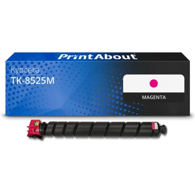 PrintAbout huismerk Toner TK-8525M Magenta Geschikt voor Kyocera