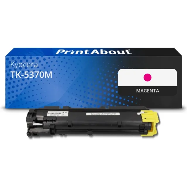 PrintAbout huismerk Toner TK-5370M Magenta geschikt voor Kyocera