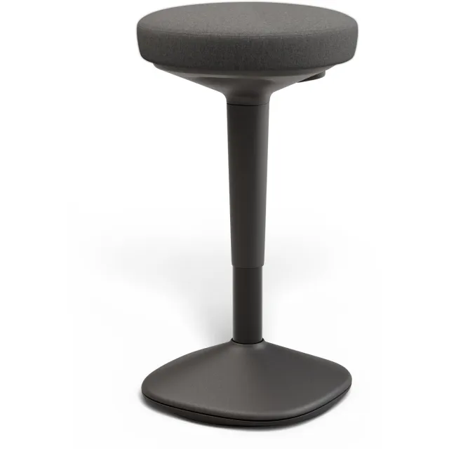 Desktronic Ergonomische Balanskruk - Wiebelkruk Hoogte 57-84cm - Zit-Sta Kruk ∅33cm - Anti-Slip Basis - Zwart