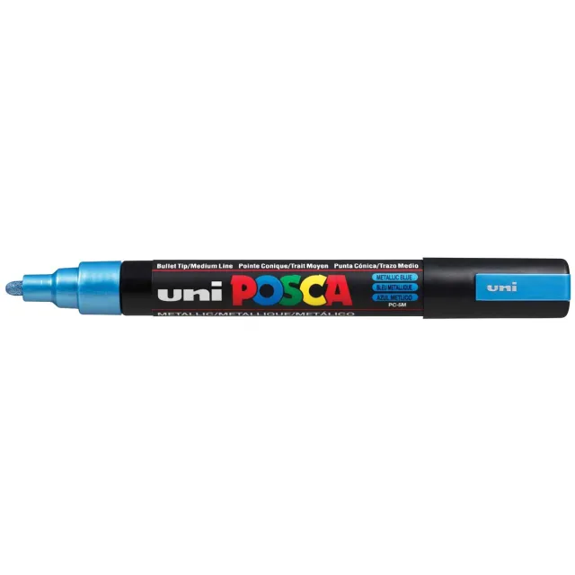 Posca Uni POSCA paintmarker PC-5M, 1,8 - 2,5 mm, blauw metaal