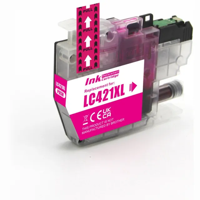 Inktkenners Inktcartridge Geschikt voor Brother LC-421XL | 1x Magenta Geschikt voor Brother DCP-J1050DW - MFC-J1010DW - DCP-J1140DW