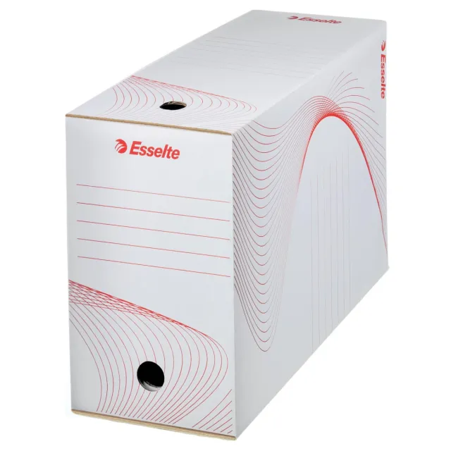 Esselte archiefdoos Boxy rug van 15 cm wit