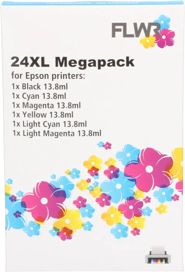 Epson FLWR - Cartridges / Epson 24XL Multipack / zwart en kleur / Geschikt voor Epson