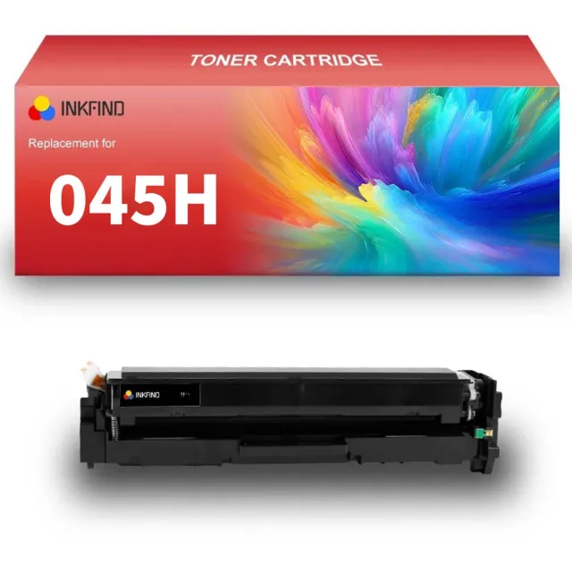 INKFIND 045H tonercartridge Zwart compatibel met Canon 045H Black Zwart Canon 045 Black Zwart toner cartridge -1-pack Zwart Zwart x 1