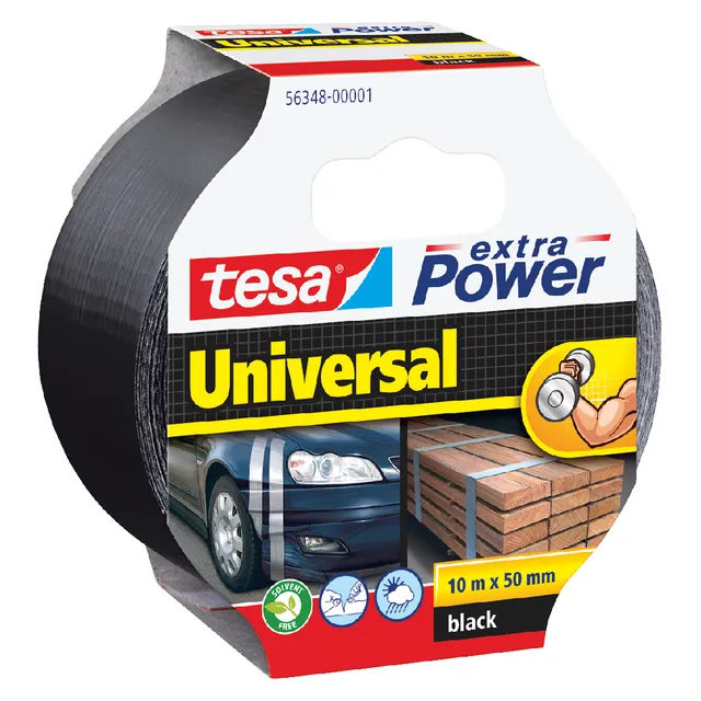 Tesa Duct tape tesa® extra Power Universal 10mx50mm zwart