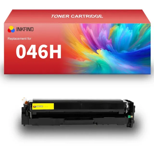 INKFIND 046H tonercartridge Geel compatibel met Canon 046H Geel Canon 046 Geel toner cartridge -1-pack Geel Geel x 1