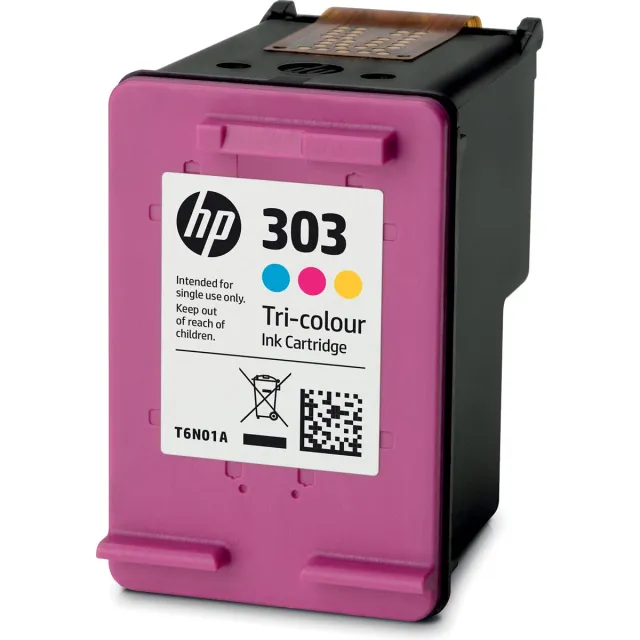Hp inktcartridge 303, 165 pagina's, OEM T6N01AE, 3 kleuren
