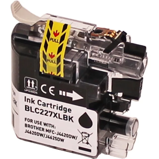 ABC huismerk inkt cartridge geschikt voor Brother LC-227XL BK zwart voor Brother DCP-J4120DW MFC-J4420DW MFC-J4425DW MFC-J4620DW MFC-J4625DW