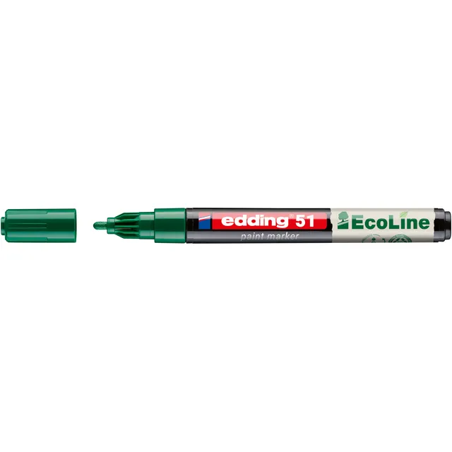 Edding Paintmarker edding 51 EcoLine op waterbasis 1-2mm groen