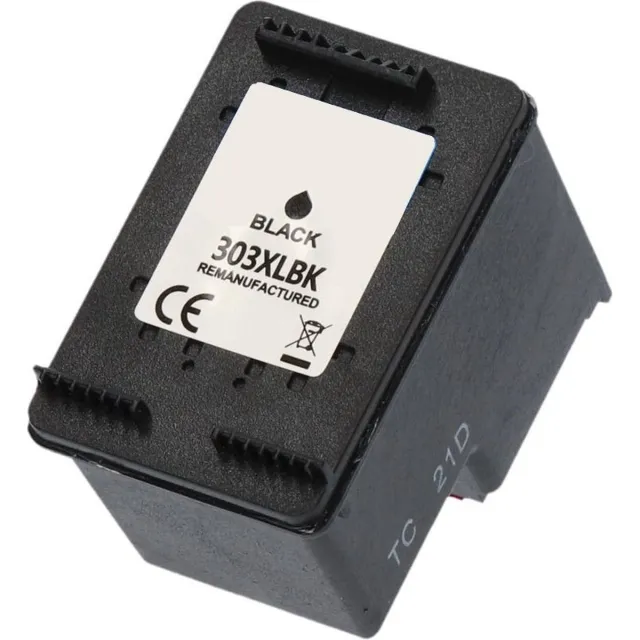 InktDL Huismerk geschikt voor HP 303XL Inktcartridge Zwart - Geschikt voor Envy Photo 6230 - 6234 - 7130 - 7830 - Tango X