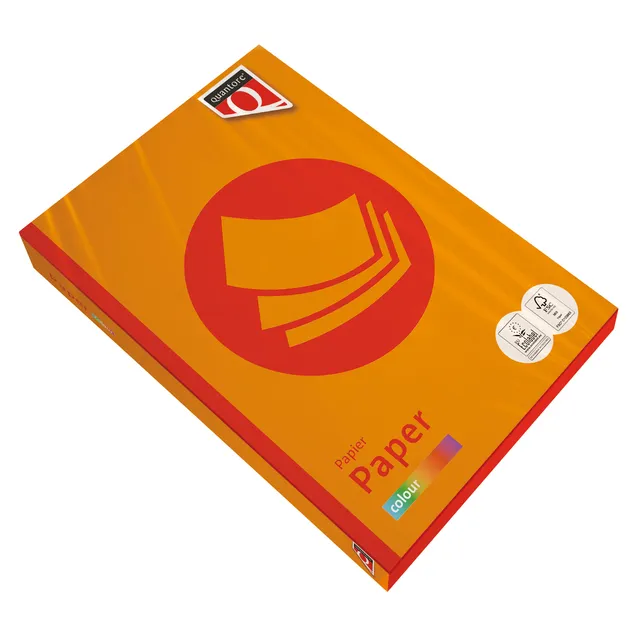 Quantore Kopieerpapier Quantore Colour A4 120gr oranje 250 vel