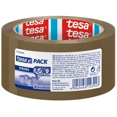 Tesa Verpakkingstape - Bruin - 66m X 50mm, foto 2