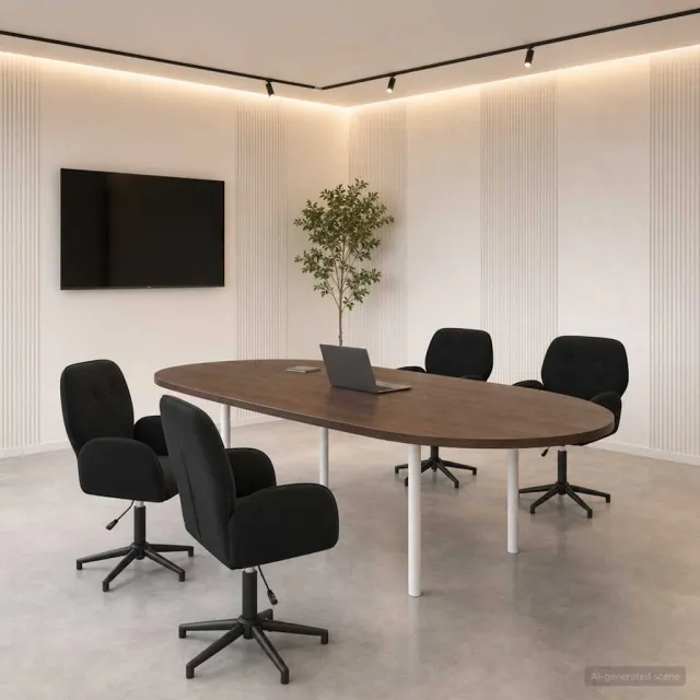 vidaXL Draaiende Bureaustoelen 4 st fluweel 54 x 55 x 90 cm Zwart