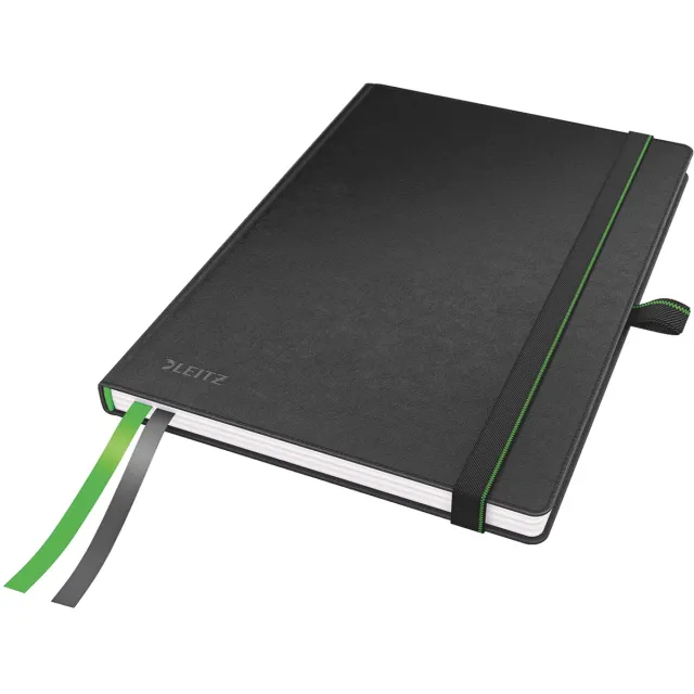 Leitz Notitieboek Leitz Complete A5 lijn 160 pagina's 100gr zwart ivoor