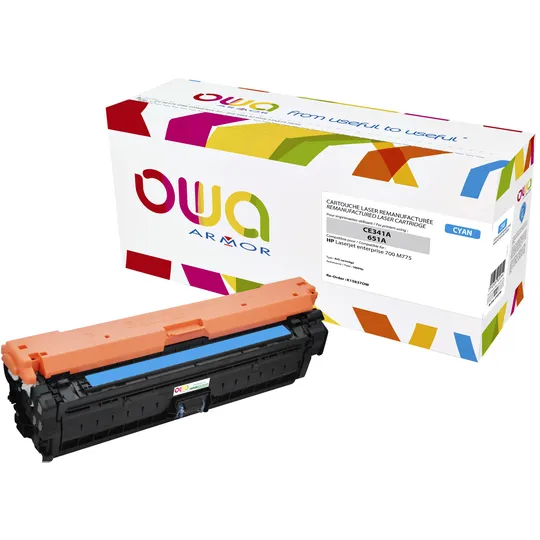 OWA Tonercartridge OWA alternatief tbv HP CE341A blauw