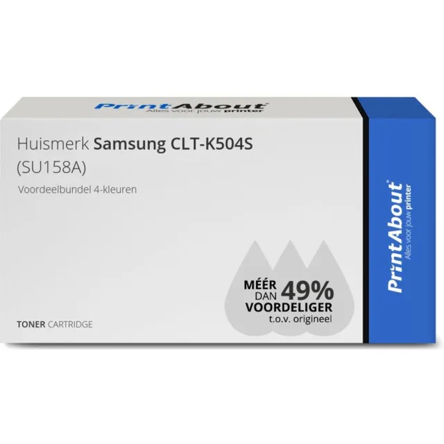 PrintAbout Alternatief voor de Samsung CLT-K504S / 4 Kleuren 4-kleuren