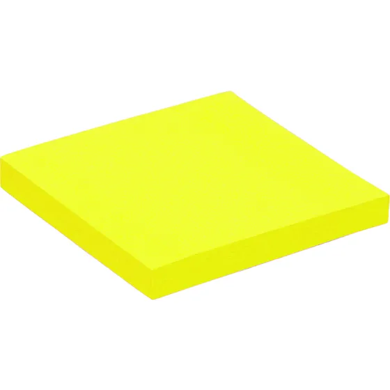 Quantore Memoblok Quantore 76x76mm neon geel 100 vel