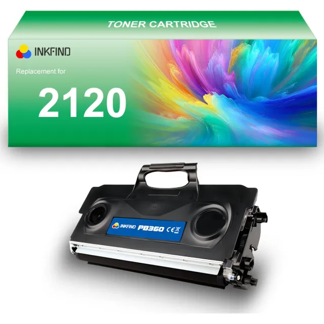 INKFIND TN-2120 tonercartridge compatibel met Brother 2120 2110 TN2110 TN-2110 TN2120 TN-2120 - 1-pack Zwart Zwart x 1