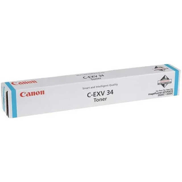 Canon C-EXV34 Tonercartridge - Zwart Cyaan