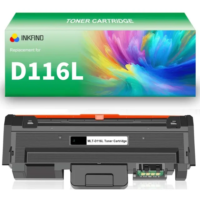 INKFIND D116L tonercartridge compatibel met Samsung D116L MLT-D116L - 1-pack Zwart Zwart x 1