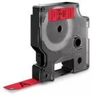 Dymo Huismerk DYMO D1 45017/S0720570 Labeltape 12mm Zwart op Rood