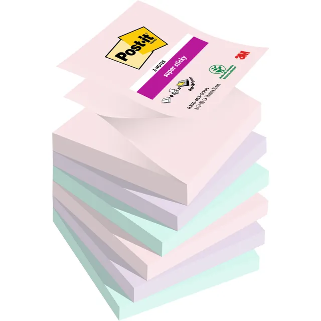 Post-It Super Sticky Z-notes Soulful 76 x 76 mm groen