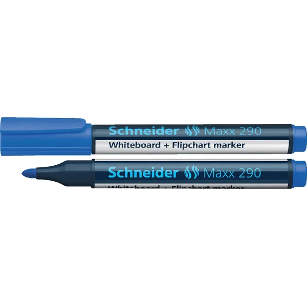 Whiteboardmarker Schneider Maxx 290 rond 2-3mm blauw
