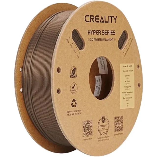 Creality HYPER Series PLA-CF 3D filament 1,75mm 1kg Grijs