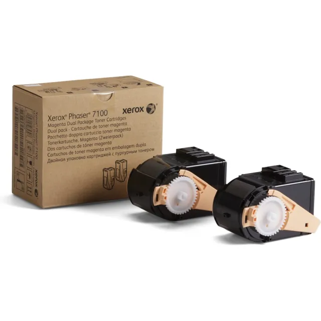 Xerox 7100 toner magenta standard capacity 2x4.500 pagina's 2-pack