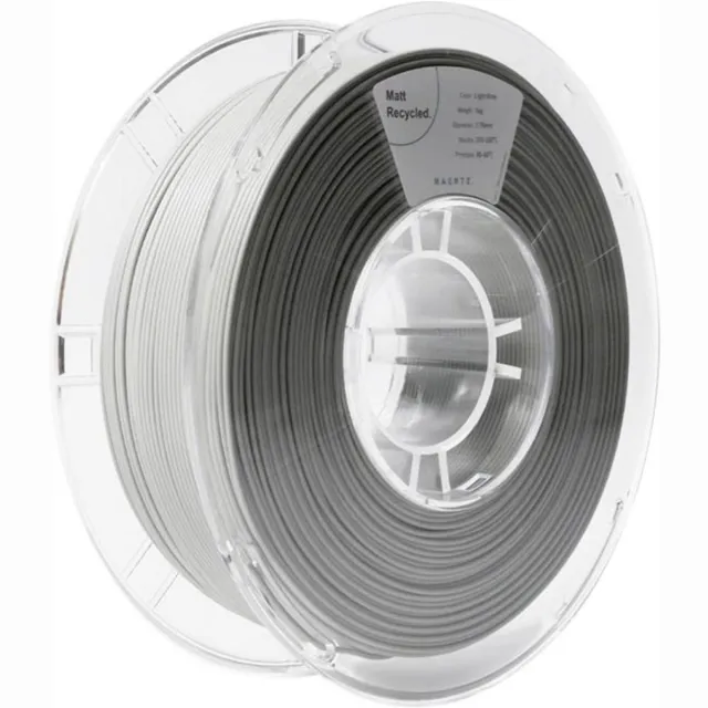 Maertz PMMA-1014-001 PMMA-1014-001 Filament PLA mat Gerecycled PLA, Mat 1.75 mm 1000 g Lichtgrijs 1 stuk(s) Kleurloos